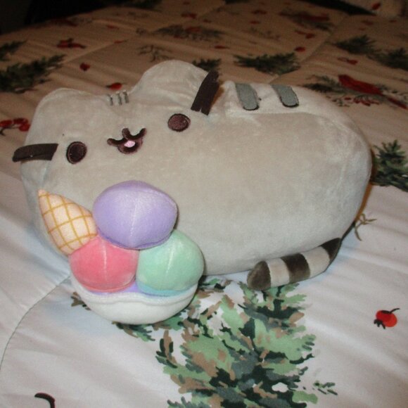 Gund Pusheen  Ice Cream Sundae Cat Plush Stuffed Animal - Picture 2 of 5